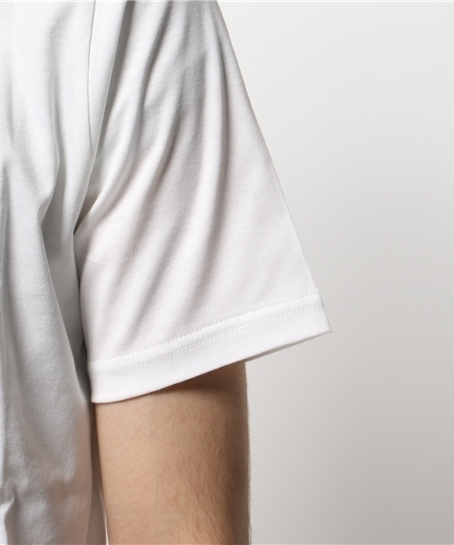 MEN'S MELROSE(メンズメルローズ)の「スムースシルケットヘンリーネックTシャツ MADE IN JAPAN(Tシャツ/カットソー・メンズ・ホワイト/ブルー/ネイビー・MEDIUM/LARGE)」の8枚目の写真
