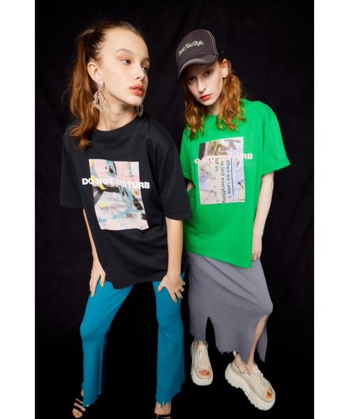 SLY（スライ）の「LIMITED ITEM CRUSH KNIT PT クラッシュ