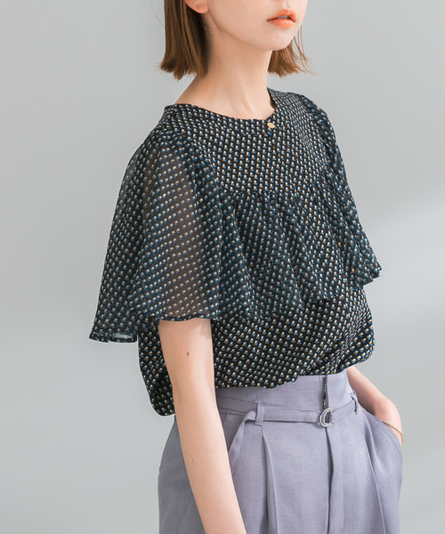 「URBAN RESEARCH ROSSO WOMEN」 ノースリーブブラウス FREE ブラック レディース URBAN RESEARCH ROSSO WOMEN」 ノースリーブブラウス FREE