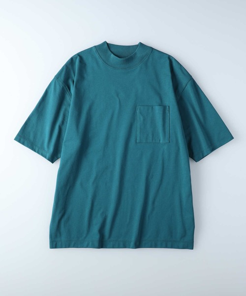 セール】【PLUS ONE】吸水速乾モックネックTシャツ（Tシャツ
