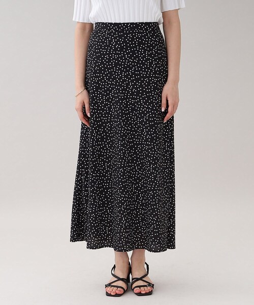 GALLEST（ギャレスト）の「ランダムドットマーメイドスカート【ウォッシャブル】（スカート・レディース・ホワイト系1/ブラック系・05/36/38/40）」の18枚目の写真