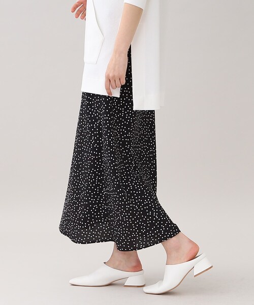 GALLEST（ギャレスト）の「ランダムドットマーメイドスカート【ウォッシャブル】（スカート・レディース・ホワイト系1/ブラック系・05/36/38/40）」の14枚目の写真