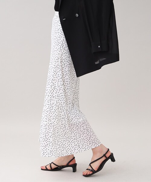 GALLEST（ギャレスト）の「ランダムドットマーメイドスカート【ウォッシャブル】（スカート・レディース・ホワイト系1/ブラック系・05/36/38/40）」の19枚目の写真