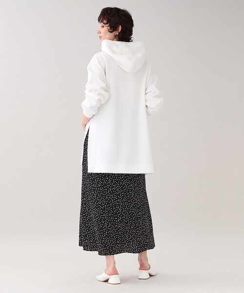 GALLEST（ギャレスト）の「ランダムドットマーメイドスカート【ウォッシャブル】（スカート・レディース・ホワイト系1/ブラック系・05/36/38/40）」の6枚目の写真