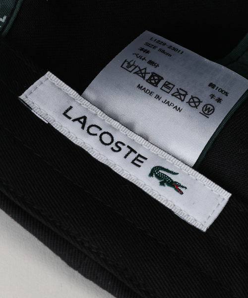 SLOBE IENA（スローブイエナ）の「【LACOSTE / ラコステ】ワンポイントキャップ（キャップ・レディース・ホワイト/ブラック・FREE）」の3枚目の写真