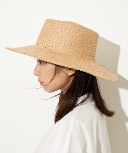 Libra Cue（リブラ キュー）の「プレーンハット（ハット・レディース・ブラック/ベージュ・FREE）」の5枚目の写真