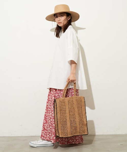 Libra Cue（リブラ キュー）の「プレーンハット（ハット・レディース・ブラック/ベージュ・FREE）」の4枚目の写真