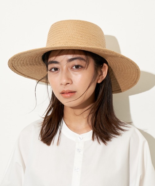 Libra Cue（リブラ キュー）の「プレーンハット（ハット・レディース・ブラック/ベージュ・FREE）」の10枚目の写真