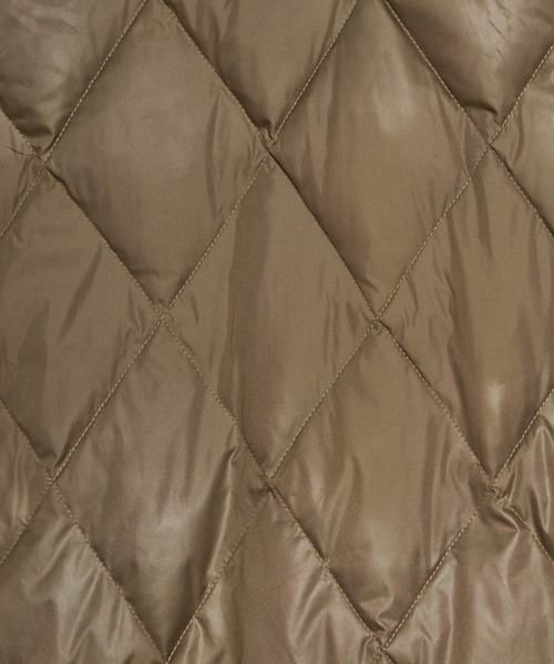 INED CLARO（イネドクラロ）の「エコファー×キルティングダウンベスト（ダウンベスト・レディース・モカ/アイボリー・フリー）」の17枚目の写真