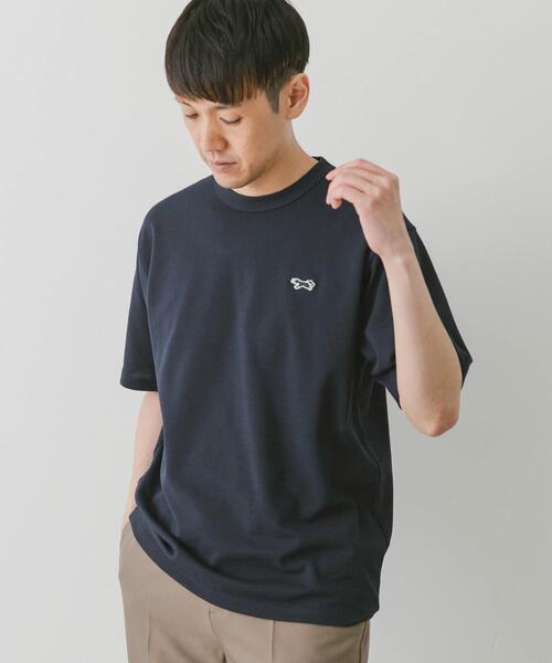 PENNEYS（ぺニーズ）の「『別注』PENNEYS×DOORS　THE FOX 鹿の子ショートスリーブT（Tシャツ/カットソー・メンズ・ホワイト/ネイビー/グレー/オリーブ/イエロー・SMALL/MEDIUM/LARGE/X-LARGE）」の4枚目の写真