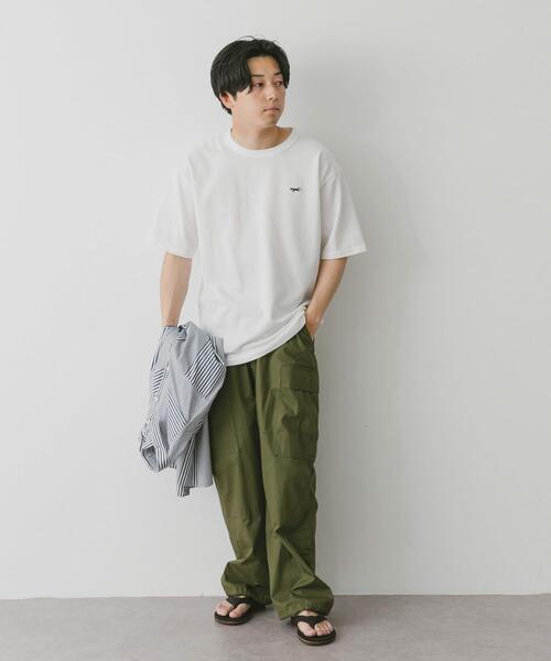 PENNEYS（ぺニーズ）の「『別注』PENNEYS×DOORS　THE FOX 鹿の子ショートスリーブT（Tシャツ/カットソー・メンズ・ホワイト/ネイビー/グレー/オリーブ/イエロー・SMALL/MEDIUM/LARGE/X-LARGE）」の21枚目の写真