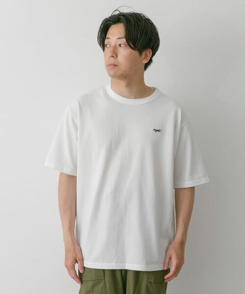 PENNEYS（ぺニーズ）の「『別注』PENNEYS×DOORS　THE FOX 鹿の子ショートスリーブT（Tシャツ/カットソー・メンズ・ホワイト/ネイビー/グレー/オリーブ/イエロー・SMALL/MEDIUM/LARGE/X-LARGE）」の16枚目の写真