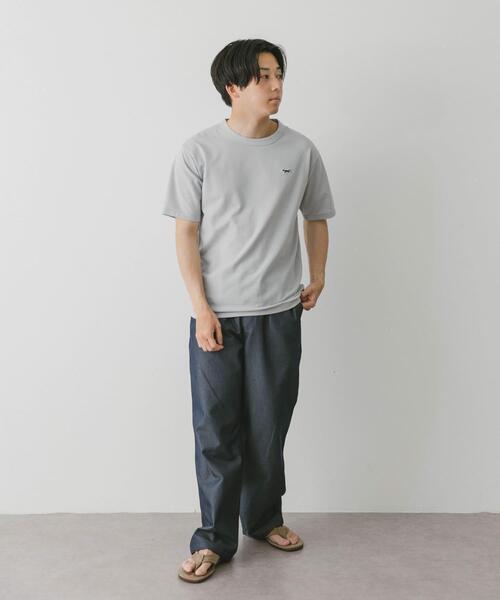 PENNEYS（ぺニーズ）の「『別注』PENNEYS×DOORS　THE FOX 鹿の子ショートスリーブT（Tシャツ/カットソー・メンズ・ホワイト/ネイビー/グレー/オリーブ/イエロー・SMALL/MEDIUM/LARGE/X-LARGE）」の22枚目の写真