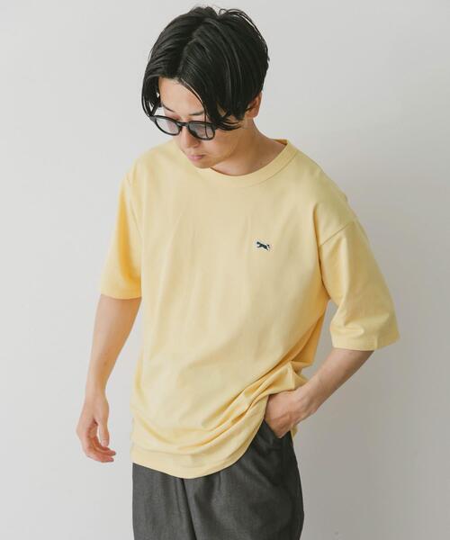 PENNEYS（ぺニーズ）の「『別注』PENNEYS×DOORS　THE FOX 鹿の子ショートスリーブT（Tシャツ/カットソー・メンズ・ホワイト/ネイビー/グレー/オリーブ/イエロー・SMALL/MEDIUM/LARGE/X-LARGE）」の9枚目の写真