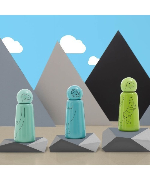 【 Lund London / ルンド ロンドン 】スキットルボトル 水筒 恐竜 300ml SkittleBottle DINO TEI（水筒）｜Lund London（ルンドロンドン）
