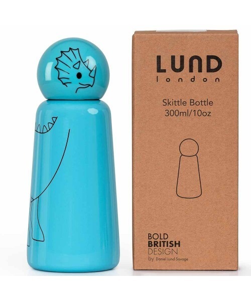 【 Lund London / ルンド ロンドン 】スキットルボトル 水筒 恐竜 300ml SkittleBottle DINO TEI（水筒）｜Lund London（ルンドロンドン）