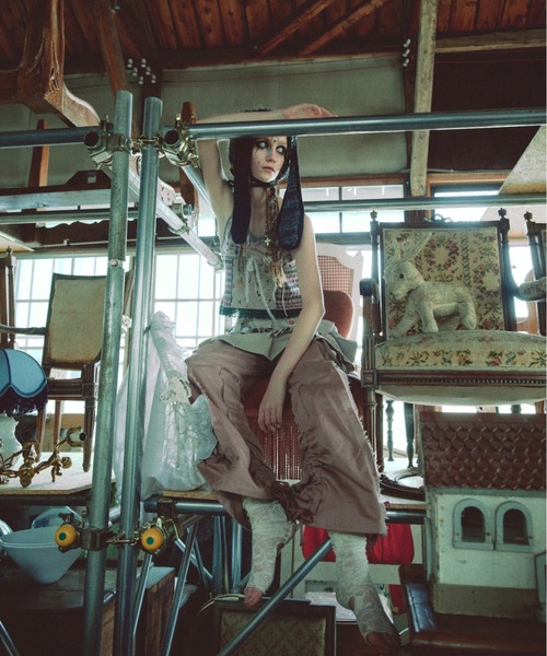 rurumu:/ルルムウ/dreamreading jacquard camisole