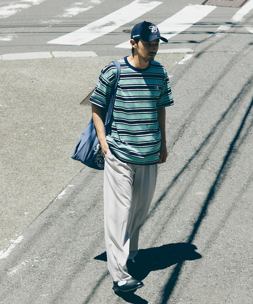 90s NORTH WEST BLUE マルチボーダー tee ロングTシャツ WETTEMPT T-SHIRT一覧ページ｜favclo. ONLINE STORE | ファブ