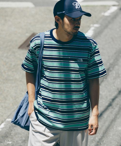 THE NORTH FACE◆Tシャツ/--/ポリエステル/マルチカラー/総柄/nt3333n THE NORTH FACE（ザノースフェイス）の「【THE NORTH FACE/ザ