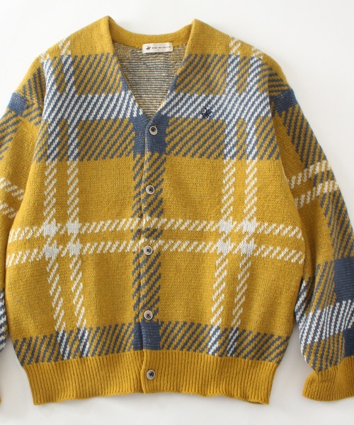 BEVERLY HILLS POLO CLUB（ビバリーヒルズポロクラブ）の「【Beverly Hills Polo Club/ビバリーヒルズポロクラブ】モヘアタッチ ニットカーディガン(スラッシュポケット付き)（カーディガン/ボレロ・レディース・ブラウン系その他/グリーン/ラベンダー/ブラウン系/ブラック/ブルー系その他/ネイビー系/サックスブルー/イエロー系その他/レッド・XL/L/M）」の9枚目の写真