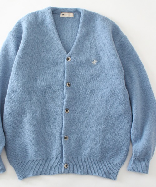 BEVERLY HILLS POLO CLUB（ビバリーヒルズポロクラブ）の「【Beverly Hills Polo Club/ビバリーヒルズポロクラブ】モヘアタッチ ニットカーディガン(スラッシュポケット付き)（カーディガン/ボレロ・レディース・ブラウン系その他/グリーン/ラベンダー/ブラウン系/ブラック/ブルー系その他/ネイビー系/サックスブルー/イエロー系その他/レッド・XL/L/M）」の6枚目の写真