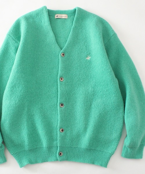BEVERLY HILLS POLO CLUB（ビバリーヒルズポロクラブ）の「【Beverly Hills Polo Club/ビバリーヒルズポロクラブ】モヘアタッチ ニットカーディガン(スラッシュポケット付き)（カーディガン/ボレロ・レディース・ブラウン系その他/グリーン/ラベンダー/ブラウン系/ブラック/ブルー系その他/ネイビー系/サックスブルー/イエロー系その他/レッド・XL/L/M）」の5枚目の写真