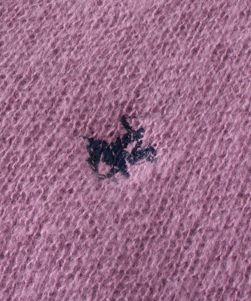 BEVERLY HILLS POLO CLUB（ビバリーヒルズポロクラブ）の「【Beverly Hills Polo Club/ビバリーヒルズポロクラブ】モヘアタッチ ニットカーディガン(スラッシュポケット付き)（カーディガン/ボレロ・レディース・ブラウン系その他/グリーン/ラベンダー/ブラウン系/ブラック/ブルー系その他/ネイビー系/サックスブルー/イエロー系その他/レッド・XL/L/M）」の16枚目の写真