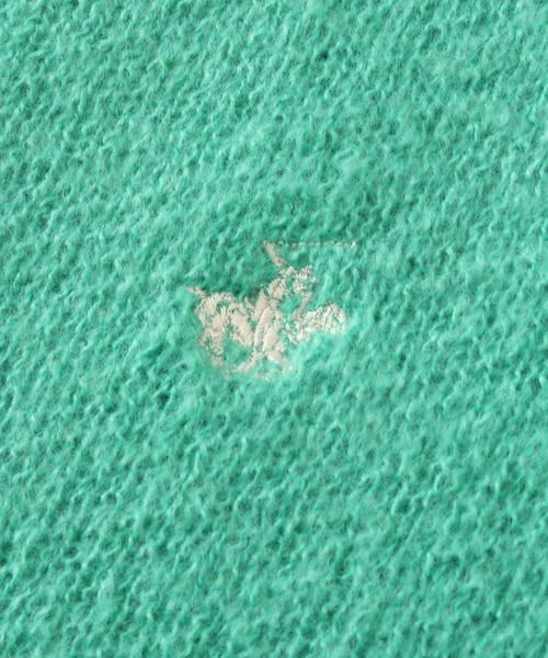 BEVERLY HILLS POLO CLUB（ビバリーヒルズポロクラブ）の「【Beverly Hills Polo Club/ビバリーヒルズポロクラブ】モヘアタッチ ニットカーディガン(スラッシュポケット付き)（カーディガン/ボレロ・レディース・ブラウン系その他/グリーン/ラベンダー/ブラウン系/ブラック/ブルー系その他/ネイビー系/サックスブルー/イエロー系その他/レッド・XL/L/M）」の19枚目の写真