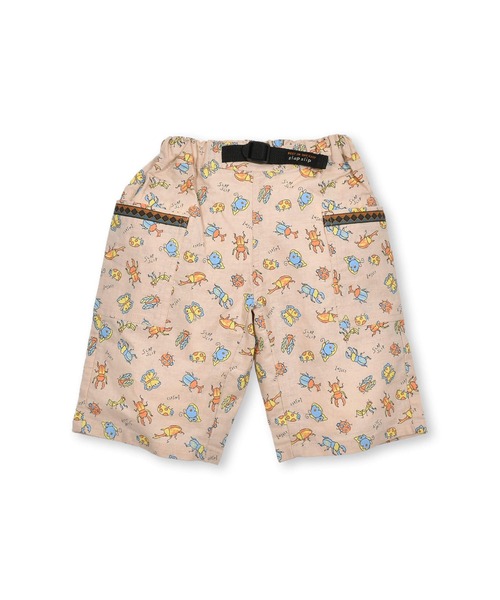 SLAP SLIP(スラップスリップ)の「SLAP SLIP/昆虫総柄綿麻カーゴパンツ(80~130cm)(カーゴパンツ・キッズ・ベージュ系その他/グリーン系その他・130cm/100cm/120cm/90cm/110cm/80cm)」の6枚目の写真