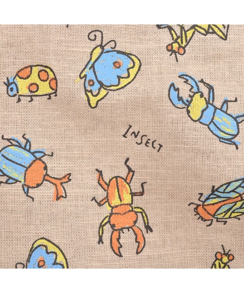 SLAP SLIP(スラップスリップ)の「SLAP SLIP/昆虫総柄綿麻カーゴパンツ(80~130cm)(カーゴパンツ・キッズ・ベージュ系その他/グリーン系その他・130cm/100cm/120cm/90cm/110cm/80cm)」の12枚目の写真