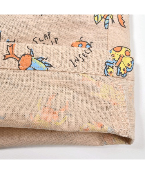 SLAP SLIP(スラップスリップ)の「SLAP SLIP/昆虫総柄綿麻カーゴパンツ(80~130cm)(カーゴパンツ・キッズ・ベージュ系その他/グリーン系その他・130cm/100cm/120cm/90cm/110cm/80cm)」の14枚目の写真