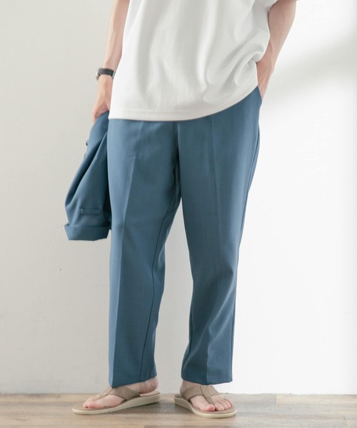 ITEMS URBANRESEARCH(アイテムズ アーバンリサーチ)の「オープンカラーショートスリーブシャツ+センタープレスパンツ セット(セットアップ・メンズ・ブルー/グレー/ブラック・MEDIUM/LARGE)」の19枚目の写真