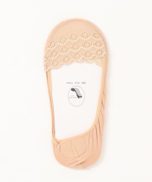 Fun & Daily（ファンアンドデイリー）の「F&D : レースボートソックス（ソックス/靴下・レディース・グレー/ベージュ/ブラック・FREE）」の4枚目の写真