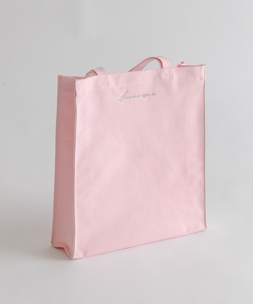 OLIVE des OLIVE（オリーブデオリーブ）の「Aimerianejoie9色トートバッグ　1032200030（トートバッグ・レディース・ブラック/ミント/ホワイト/ラベンダー/イエロー/サックスブルー/オレンジ/ピンク/レッド・FREE）」の7枚目の写真