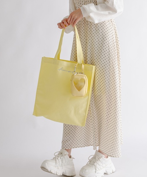 OLIVE des OLIVE（オリーブデオリーブ）の「Aimerianejoie9色トートバッグ　1032200030（トートバッグ・レディース・ブラック/ミント/ホワイト/ラベンダー/イエロー/サックスブルー/オレンジ/ピンク/レッド・FREE）」の21枚目の写真