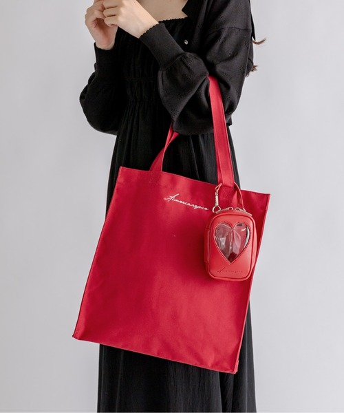 OLIVE des OLIVE（オリーブデオリーブ）の「Aimerianejoie9色トートバッグ　1032200030（トートバッグ・レディース・ブラック/ミント/ホワイト/ラベンダー/イエロー/サックスブルー/オレンジ/ピンク/レッド・FREE）」の18枚目の写真