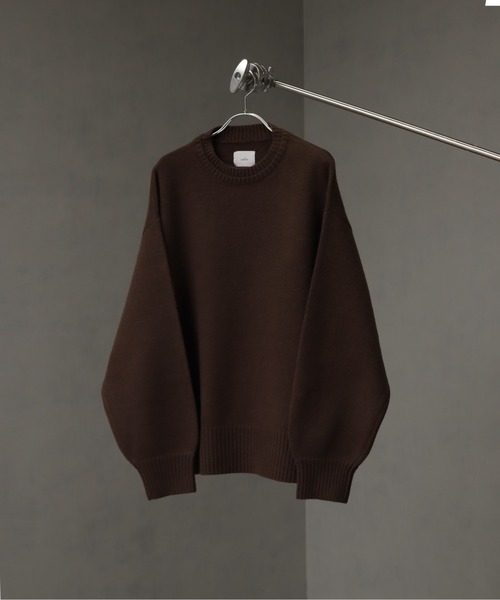 【美品】イエナ ふわふわクルーネック モヘアボリュームスリーブニットプルオーバー 予約》FLUFFYプルオーバー（ニット／セーター）｜IENA（イエナ