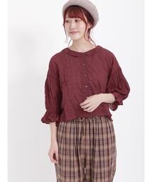 Samansa Mos2 | シアーセーラーブラウス(シャツ/ブラウス)