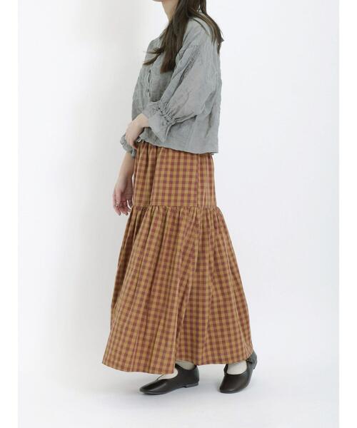 Samansa Mos2（サマンサ モスモス）の「シアーセーラーブラウス（シャツ/ブラウス・レディース・ミント/オフホワイト/ボルドー/ブラック・F）」の21枚目の写真