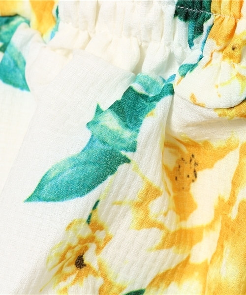 OUTLET（アウトレット）の「【DaTuRa】ストライプフラワーキャミ（キャミソール・レディース・イエロー・FREE）」の7枚目の写真