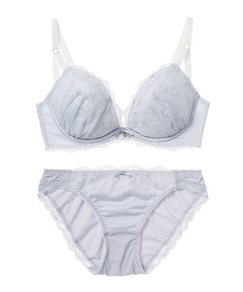 tutuanna（チュチュアンナ）の「[運命のブラ]ふっくらバストメイクブラ＆ショーツセットジェマリエール（ブラ&ショーツ・レディース・ピンク/ブラウン/ブラック/ネイビー/オリーブ/ホワイト/レッド/ラベンダー/ピンク系その他2/ブルー系その他/ライラック/ミント/シルバーグレー・B65/C80/A70/C70/E75/C65/A65/C75/D70/E80/B75/A75/D80/E65/D65/E70/B70/D75）」の22枚目の写真