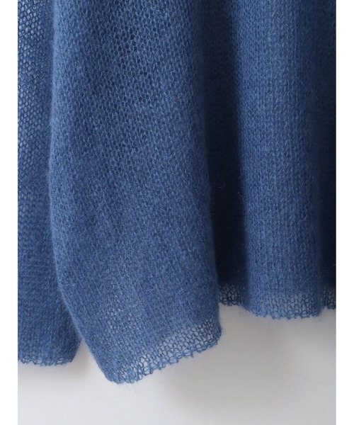 enchainement(アンシェヌマン)の「Mohair Pullover(ニット/セーター・レディース・チャコールグレー/ライトグレー/ブルー・フリー)」の19枚目の写真