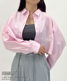 【PEANUTS】スヌーピーイラストシャツ