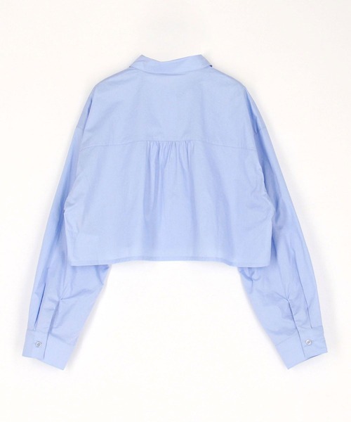 179/WG（イチナナキュウダブルジー）の「【PEANUTS】スヌーピーイラストシャツ（シャツ/ブラウス・レディース・ブルー/ピンク/オフホワイト・MEDIUM）」の7枚目の写真