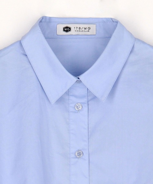 179/WG（イチナナキュウダブルジー）の「【PEANUTS】スヌーピーイラストシャツ（シャツ/ブラウス・レディース・ブルー/ピンク/オフホワイト・MEDIUM）」の8枚目の写真