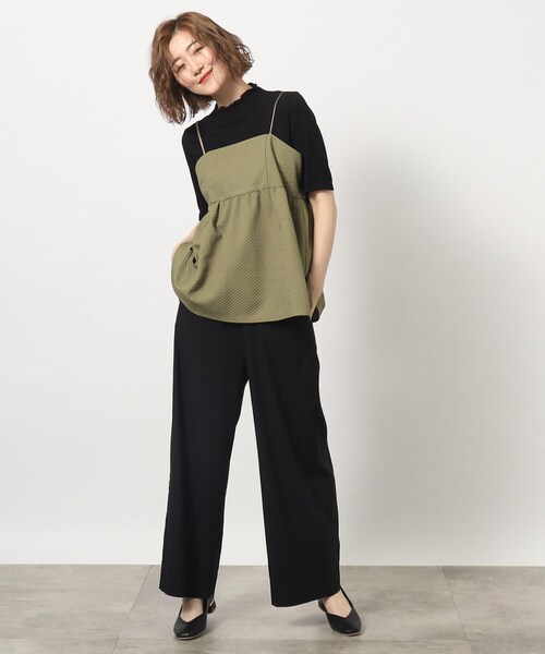 grove（グローブ）の「◆今年マストトレンド！ふくれキャミソールとインナーのSET（その他トップス・レディース・カーキ/こしょう色系/ブラック/カーキ系5/イエロー・02/05/01/03/04）」の15枚目の写真