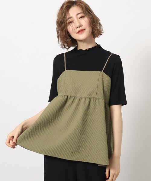 grove（グローブ）の「◆今年マストトレンド！ふくれキャミソールとインナーのSET（その他トップス・レディース・カーキ/こしょう色系/ブラック/カーキ系5/イエロー・02/05/01/03/04）」の18枚目の写真