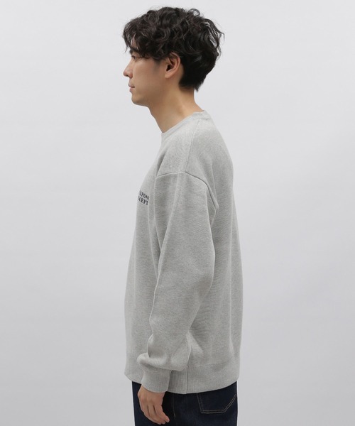 LAKOLE（ラコレ）の「スウェットライクワンポイントプルオーバー / 904016（スウェット・メンズ・オフホワイト/ブルー/ライトブラウン/ライトグレー・LARGE/MEDIUM/X-LARGE）」の7枚目の写真