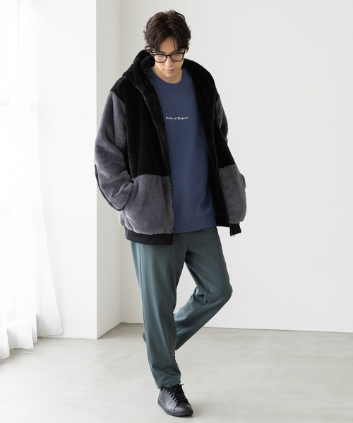 LAKOLE（ラコレ）の「スウェットライクワンポイントプルオーバー / 904016（スウェット・メンズ・オフホワイト/ブルー/ライトブラウン/ライトグレー・LARGE/MEDIUM/X-LARGE）」の21枚目の写真