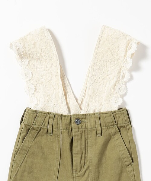 GO TO HOLLYWOOD(ゴートゥーハリウッド)の「GO TO HOLLYWOOD × B:MING by BEAMS / 別注 サスペンダー付き ヘリンボーン パンツ(100~150cm)(その他パンツ・キッズ・オリーブ/ベージュ・L/S/M)」の19枚目の写真